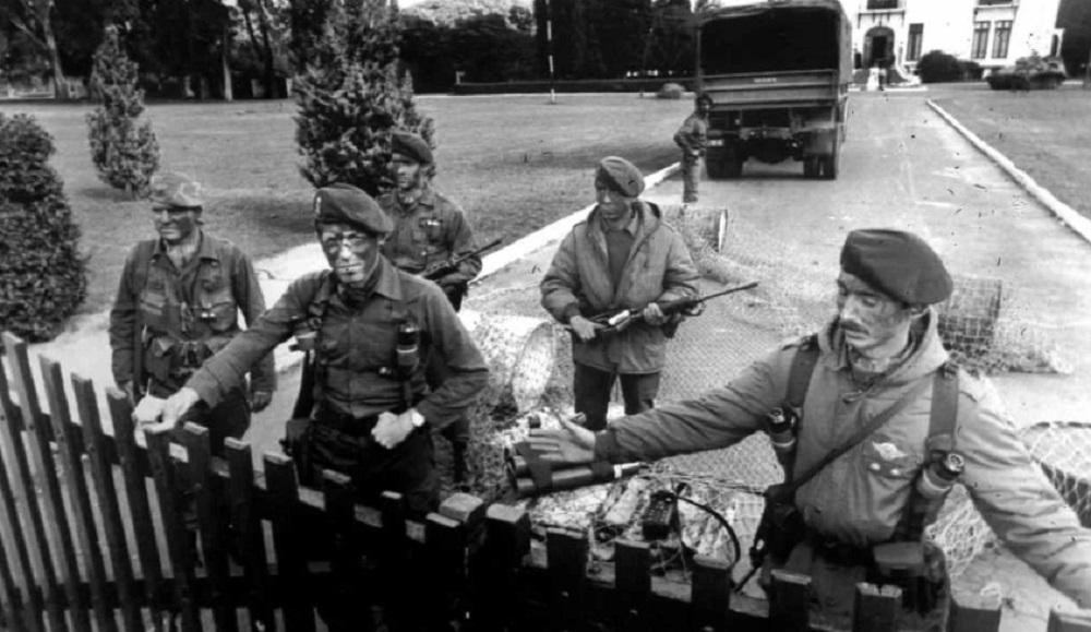 Levantamiento carapintada, Semana Santa 1987, Raúl Alfonsín, Foto NA