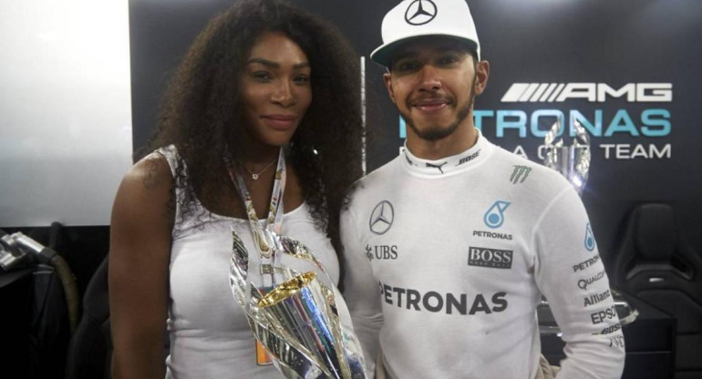 Lewis Hamilton y Serena Williams