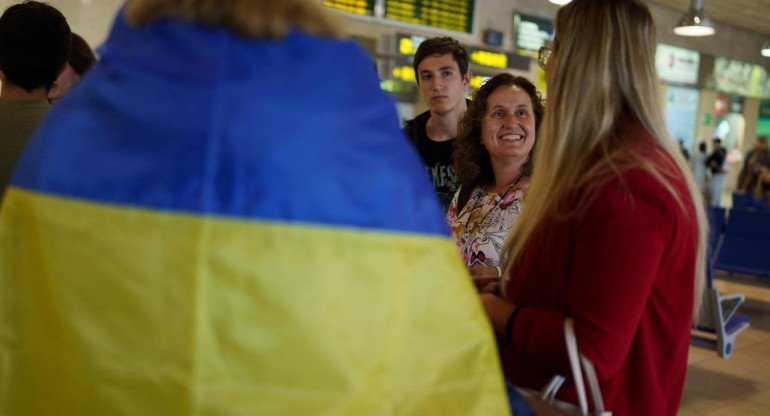 Llegada a las Islas Canarias de refugiados ucranianos, EFE