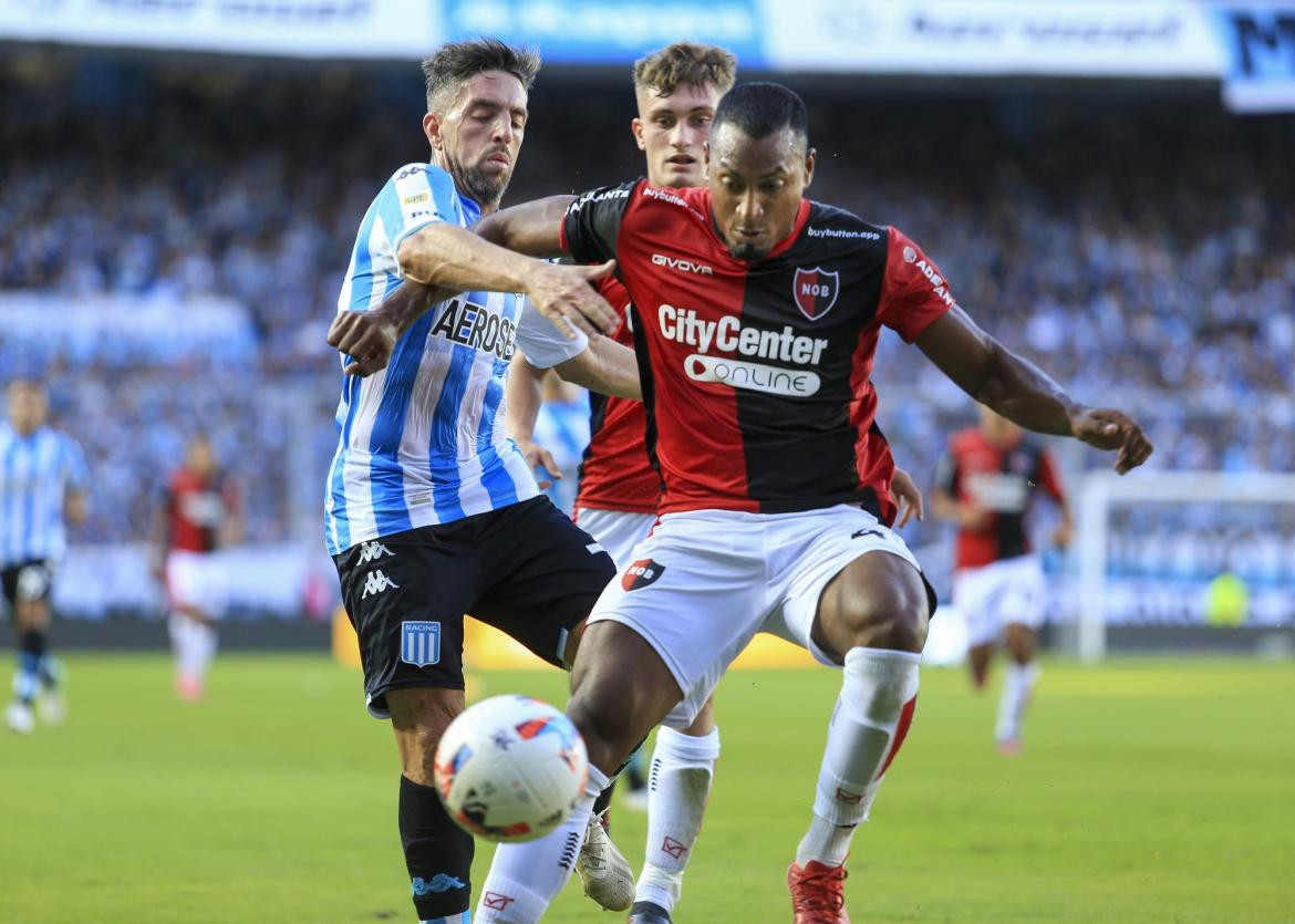 Racing vs. Newells, fútbol argentino, NA	