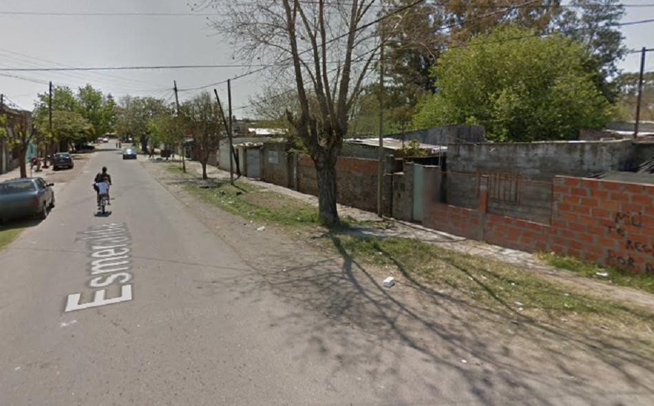 Lugar donde fue hallado el cuerpo acribillado en Rosario, foto Google Maps