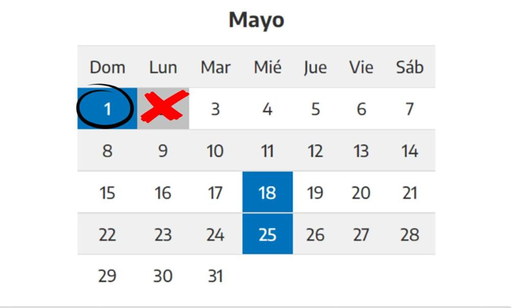 Mes de mayo, calendario, almanaque, 1 de mayo