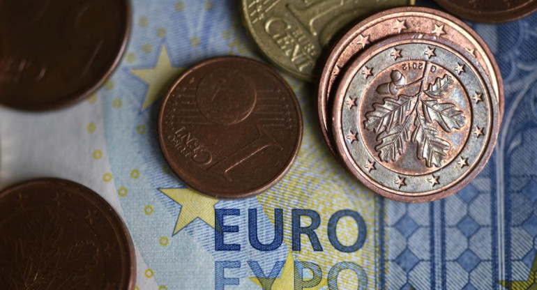 Euro, moneda, economía. AFP.