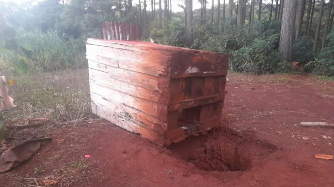 El lugar donde encontraron abandonado al bebé, foto gentileza Primera Edición