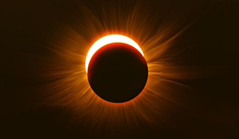 Eclipse solar, foto NA
