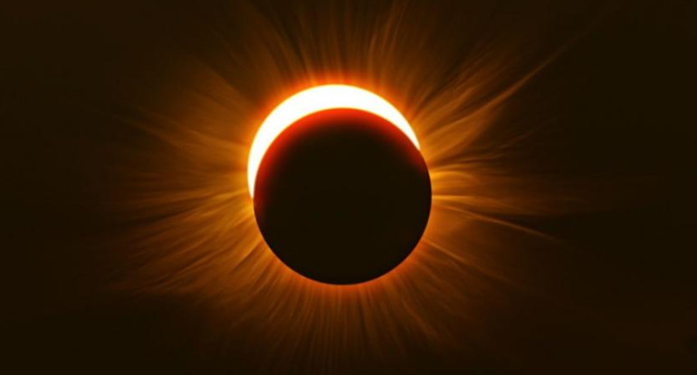 Eclipse solar, foto NA
