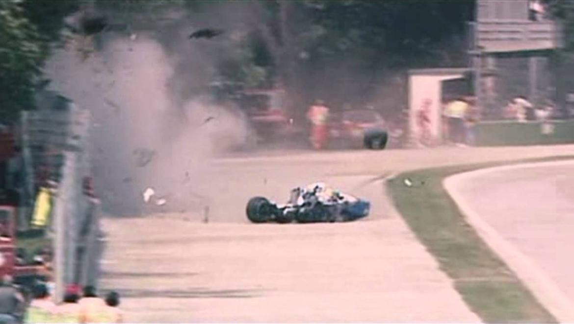 Ayrton Senna, Williams, Fórmula 1, accidente, Foto captura video