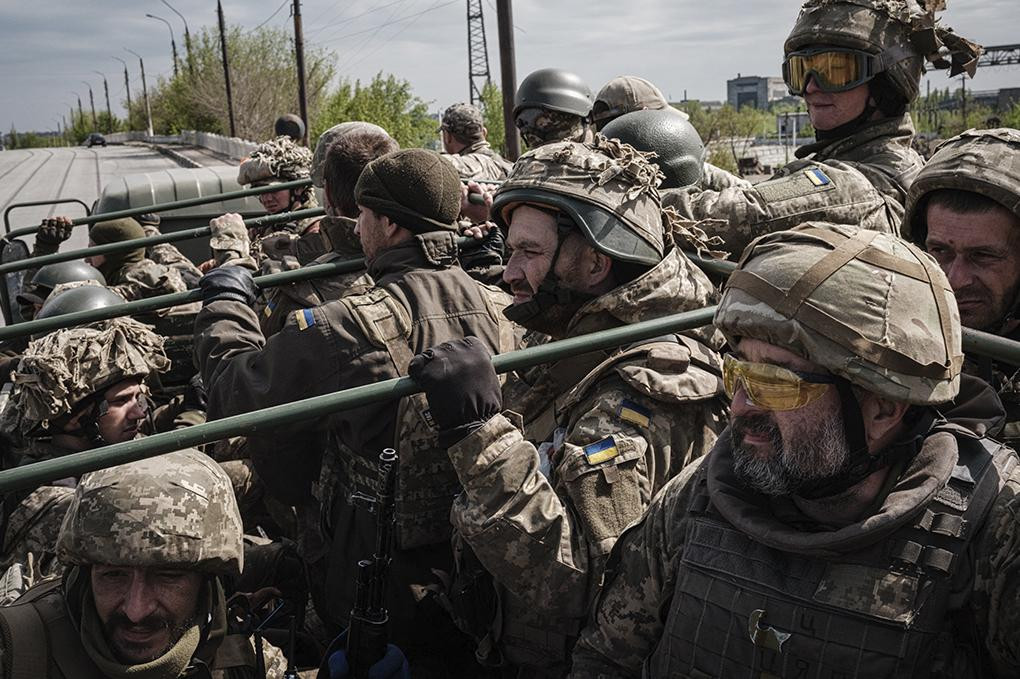 Conflicto entre Rusia y Ucrania, soldados ucranianos, guerra, AFP