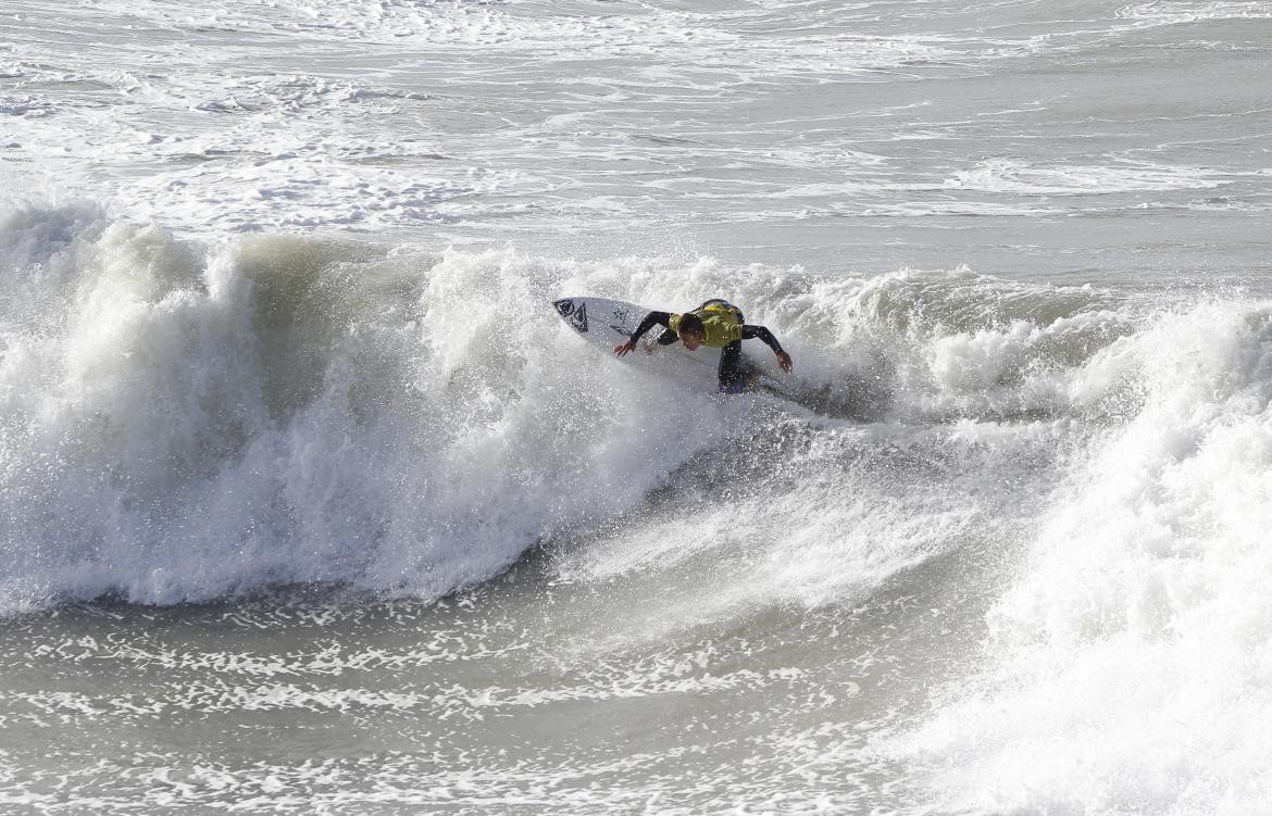 Juan Cruz Ruggiero, campeón nacional de surf. Foto: Prensa.