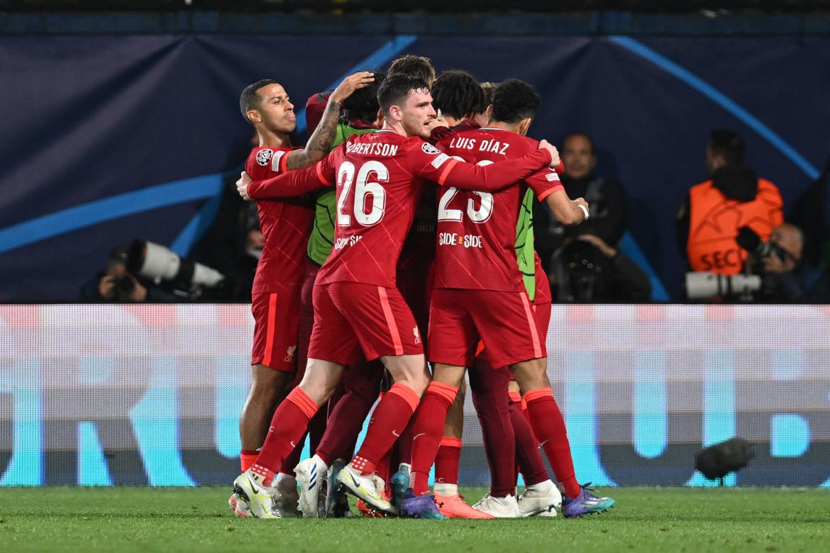 Champions League, Villarreal vs. Liverpool. Foto: AFP.