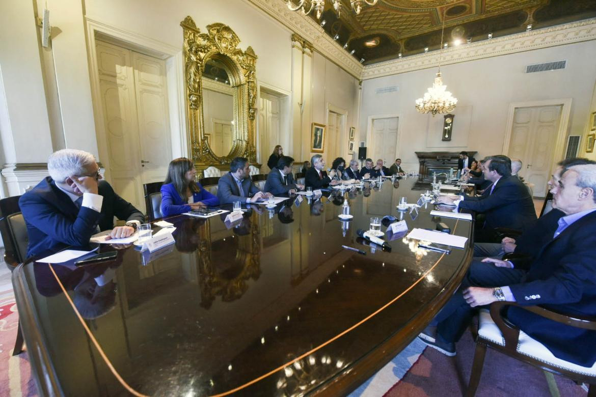 Reunión de Gabinete en la Casa Rosada. Foto: NA.