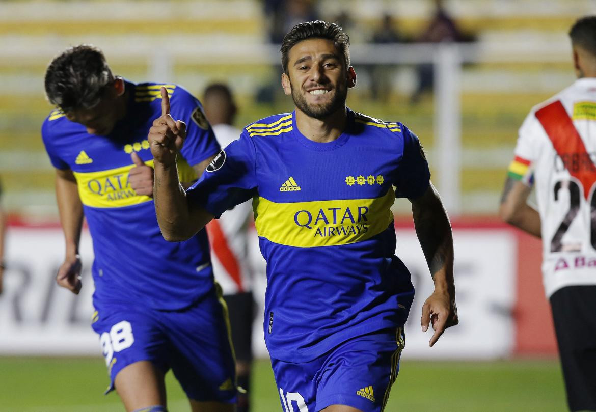Toto Salvio, Boca vs Always Ready, Copa Libertadores. Foto: Reuters.