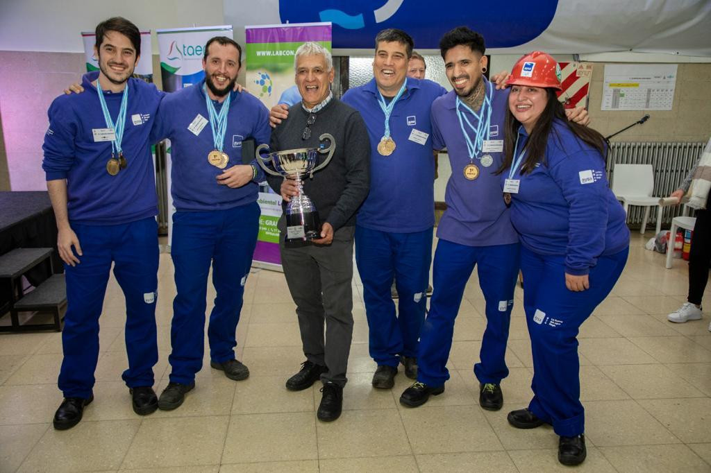 AySA se consagró como ganadora de las Olimpíadas Sanitarias 2022, foto AySA