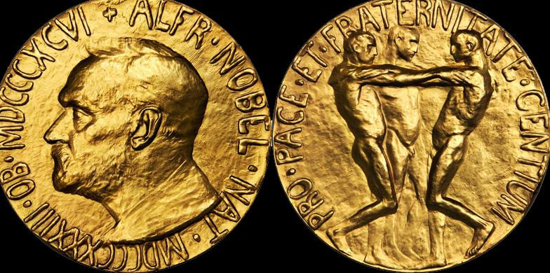 Medalla otorgada a los Premios Nobel de la Paz. Foto: Ministerio de Cultura.