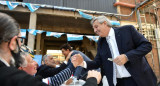 Alberto Fernández en La Matanza. Foto: NA.