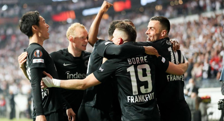 Europa League, Eintracht Frankfurt vs. West Ham. Foto: EFE.