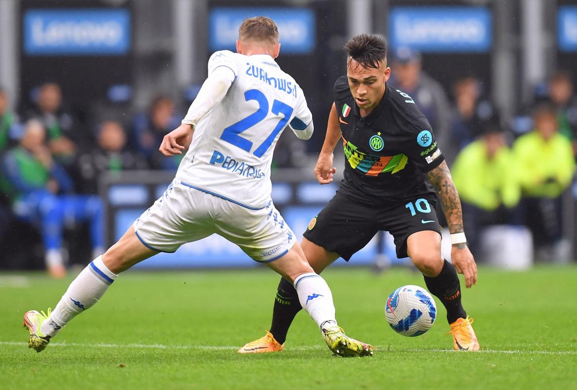 Lautaro Martínez, Inter vs Empoli, Serie A. Foto: Reuters.