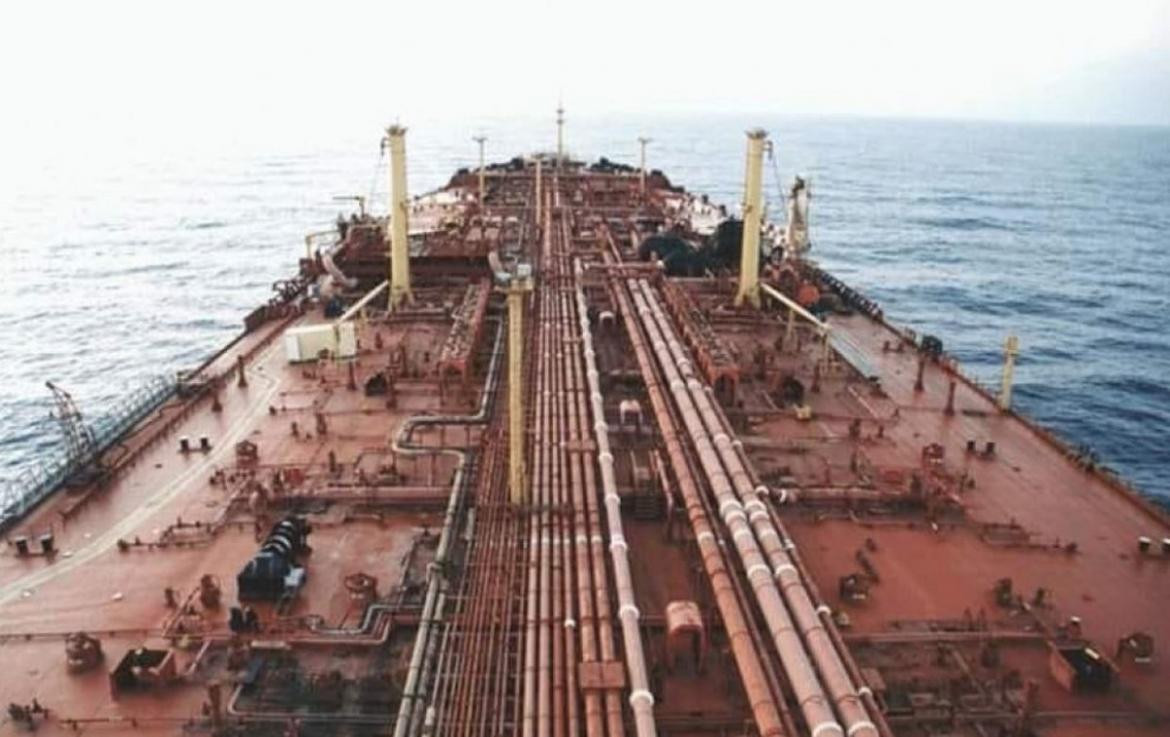 El buque Safer, abandonado en las costas de Yemen.