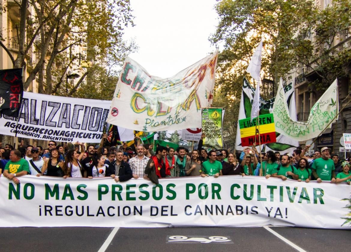 Marcha Mundial del Cannabis. Foto: Revista THC