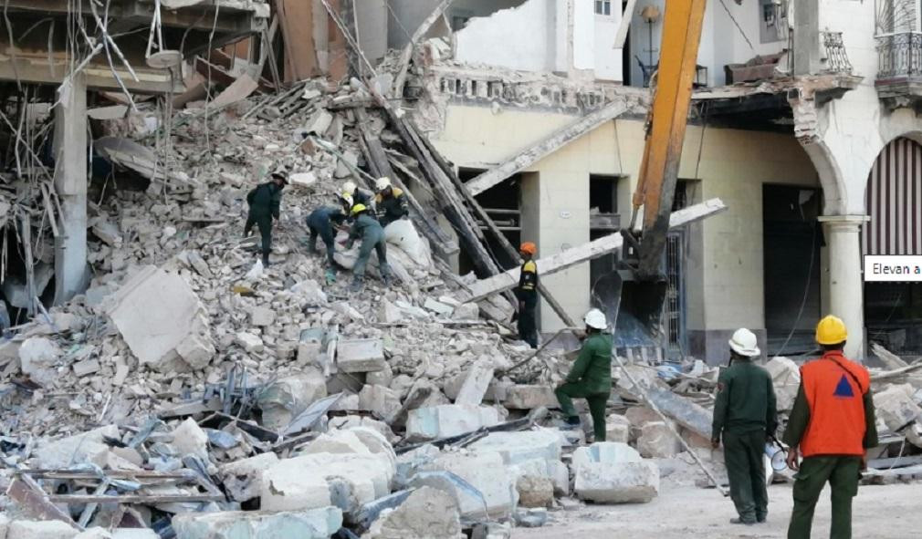 Explosión en el hotel Saratoga de La Habana, Foto NA	