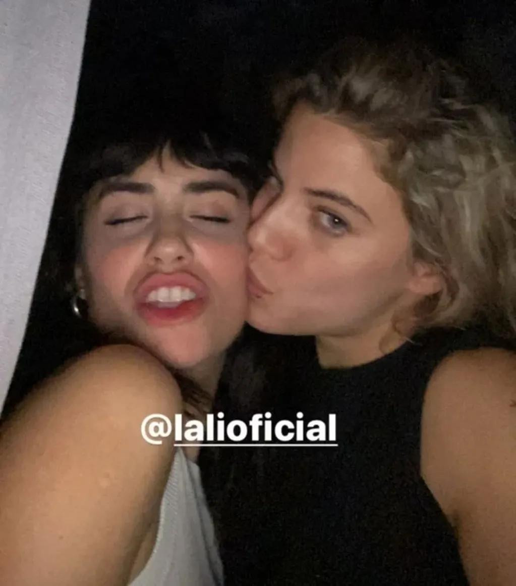 Lali Espósito y Justina Bustos. Foto: Instagram.