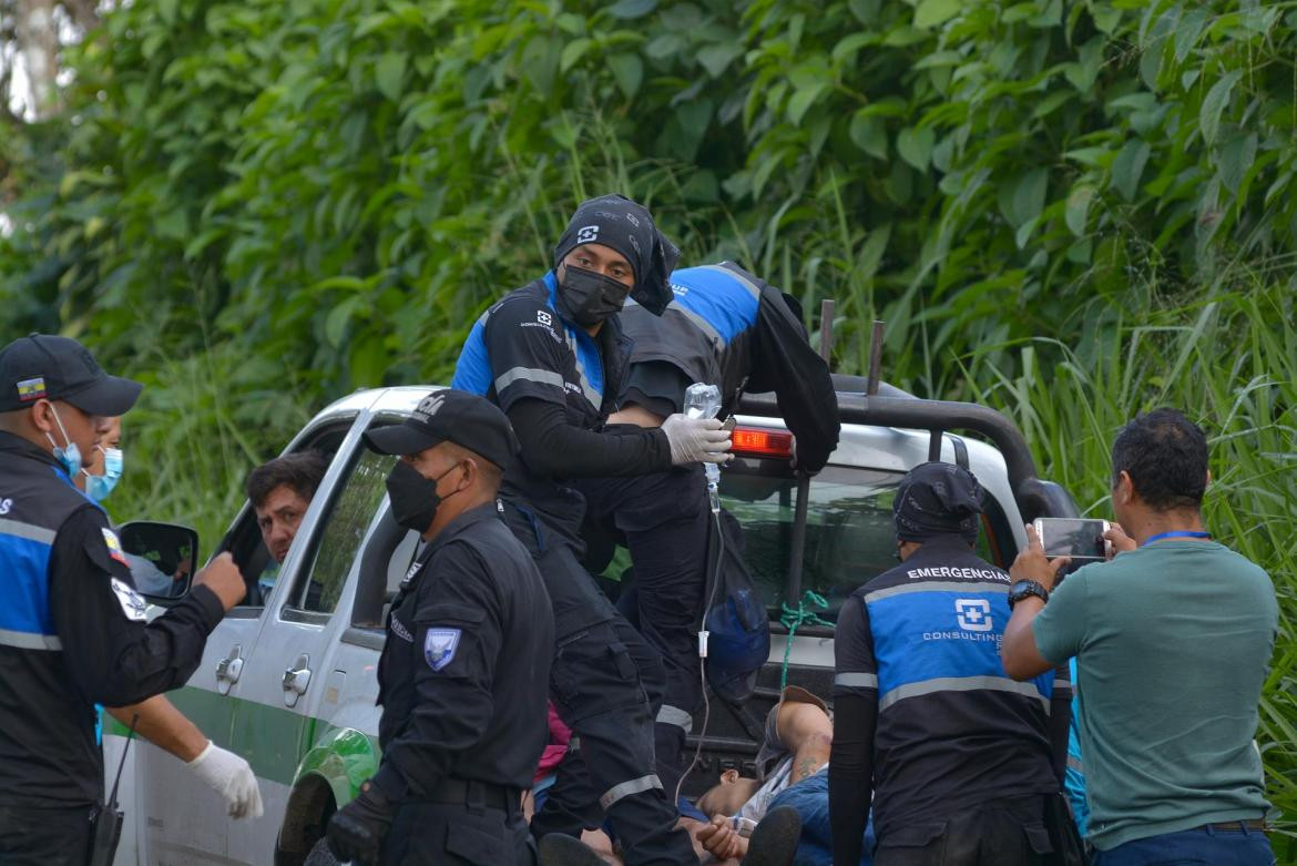 Motín en cárcel de Ecuador. Foto: EFE.