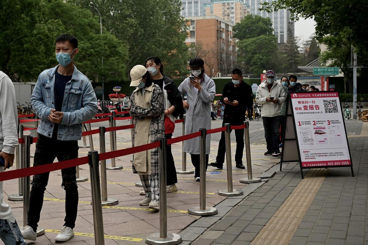 Rebrote de coronavirus en China, AFP
