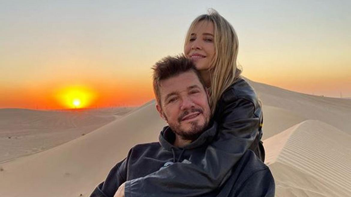 Marcelo Tinelli y Guillermina Valdés. Foto: Instagram