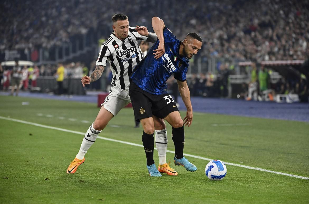 Copa Italia, Inter vs Juventus. Foto: EFE.