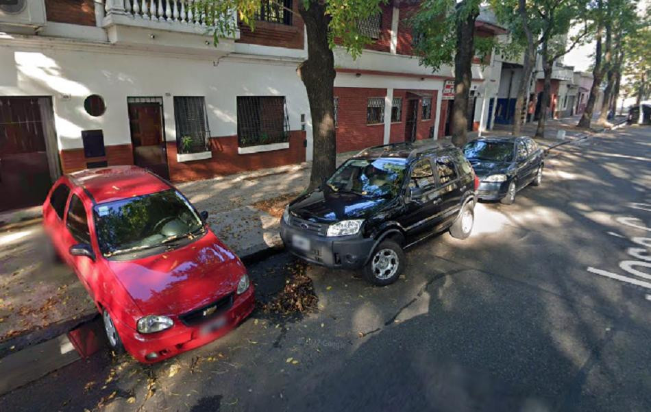 Casa del femicidio en Parque Patricios. Foto: Google Maps.