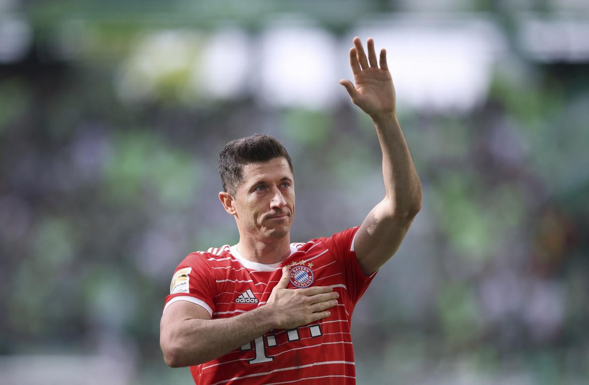 Robert Lewandowski, futbolista. Foto: AFP.