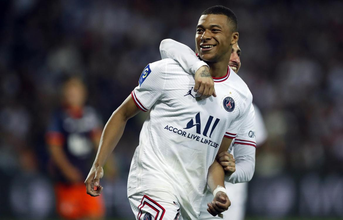 Mbappé, Montpellier HSC vs PSG, fútbol francés. Foto: EFE.