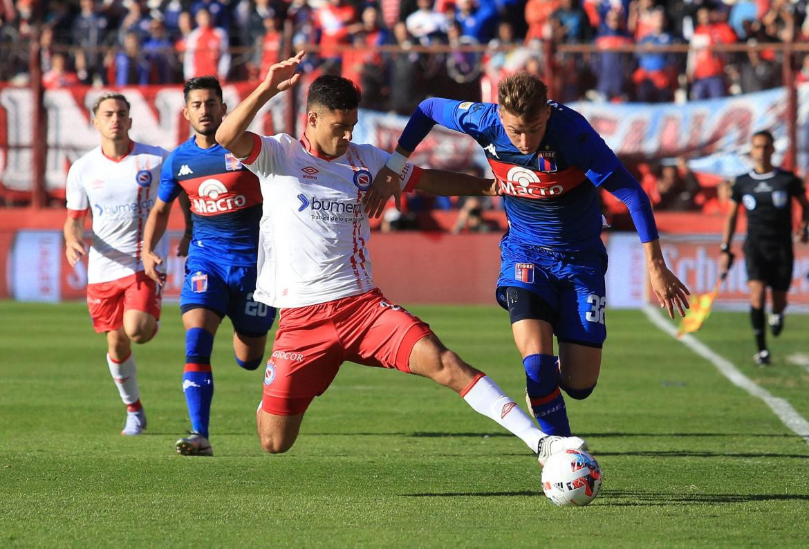 Tigre vs. Argentinos Juniors, fútbol argentino, foto NA