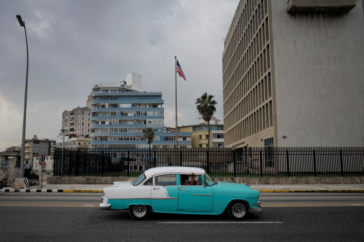 Embajada de Estados Unidos en Cuba. Foto: REUTERS.