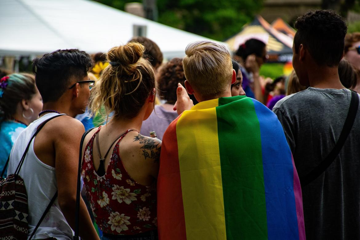 Marcha comunidad LGBT. Foto: Brett Sayles