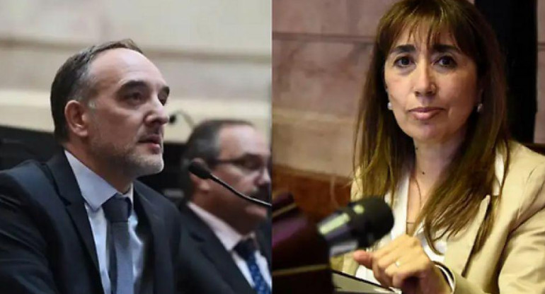 Martín Doñate y Roxana Reyes, Consejo de la Magistratura. Fotos: NA.