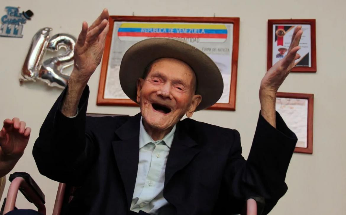 Hombre mas longevo del mundo. Foto: AFP