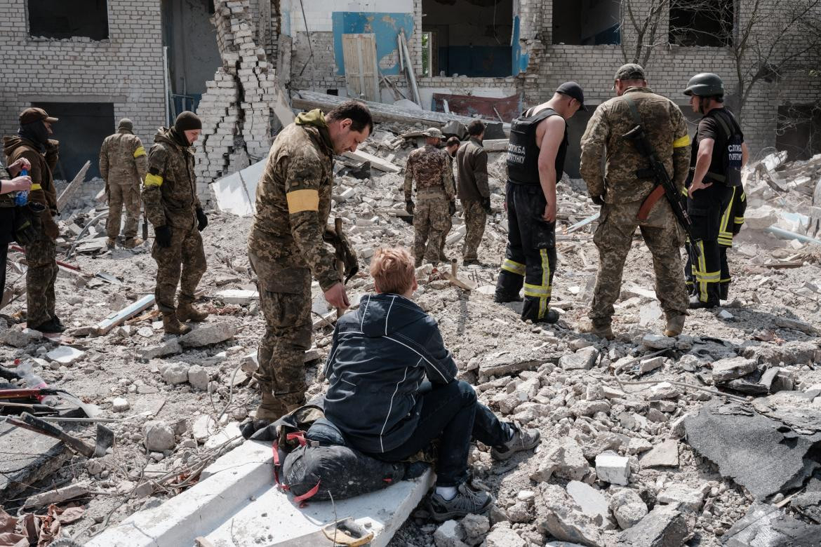 Conflicto Rusia-Ucrania, ciudad destruida, víctimas civiles, AFP