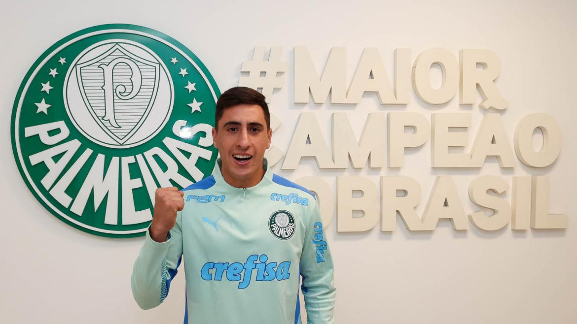 Miguel Merentiel. Foto: @Palmeiras.