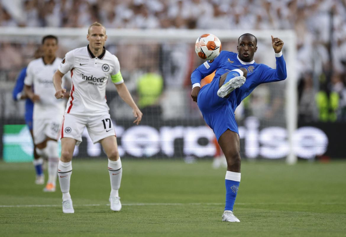 Frankfurt vs Rangers, final de Europa League. Foto: Reuters.