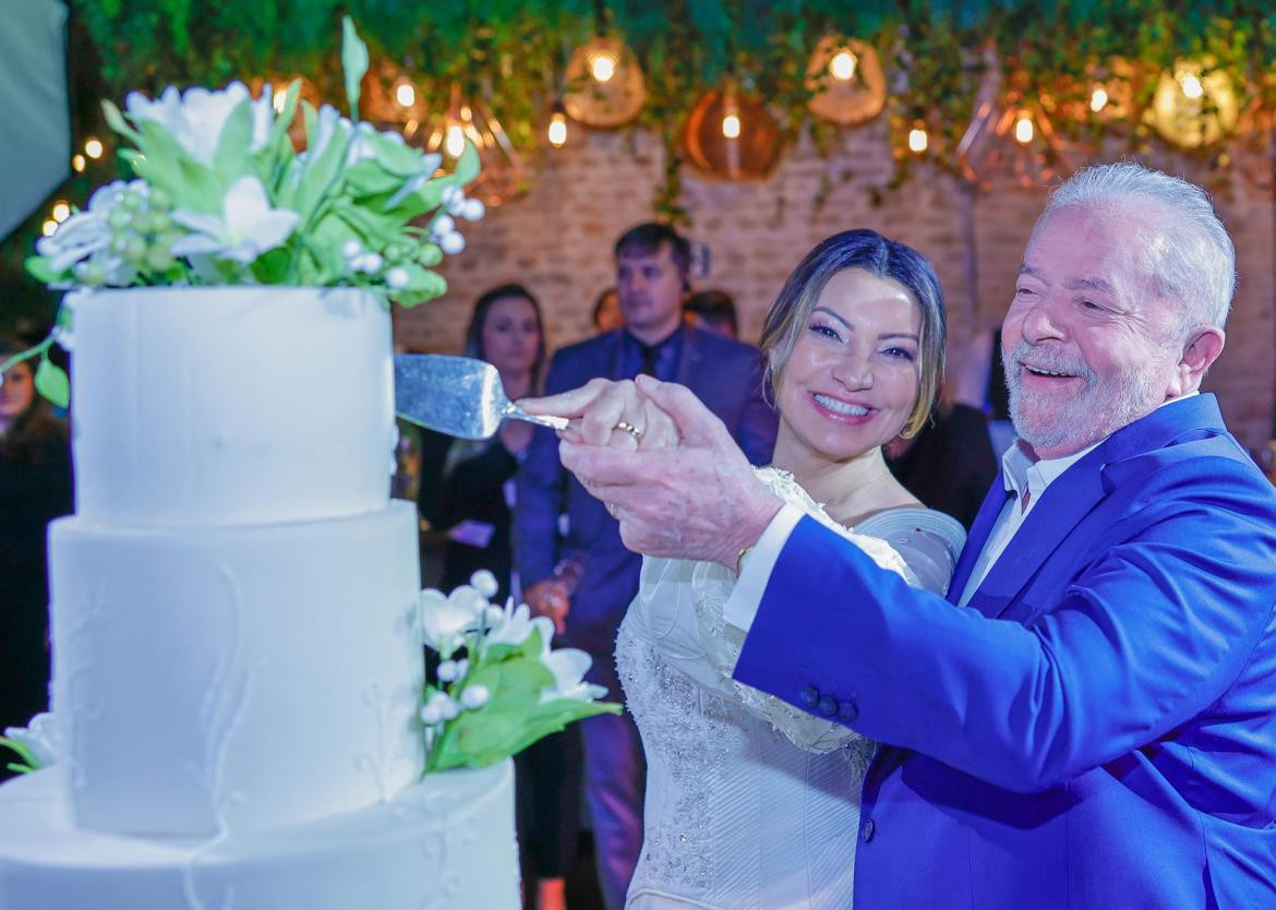 Casamiento de Lula Da Silva. Foto: EFE.