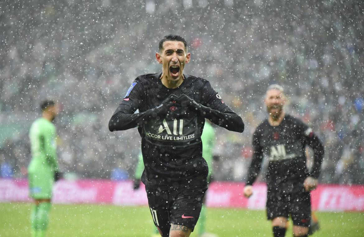 Di María en el PSG. Foto: NA.