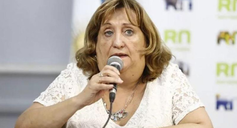 Mercedes Jara Tracchia, ex ministra de Educación de Río Negro. Foto: NA.