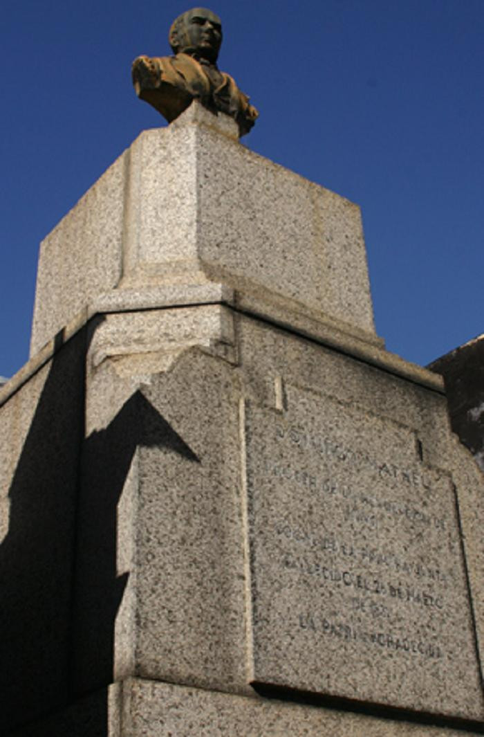 Tumba de Domingo Matheu en la Recoleta. Foto: recoletarhmbuenosaires.