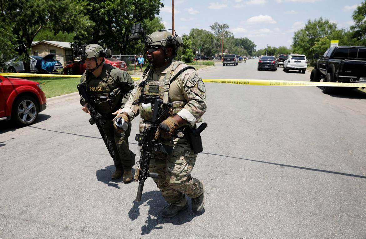 Tiroteo en Texas. Foto: Reuters.