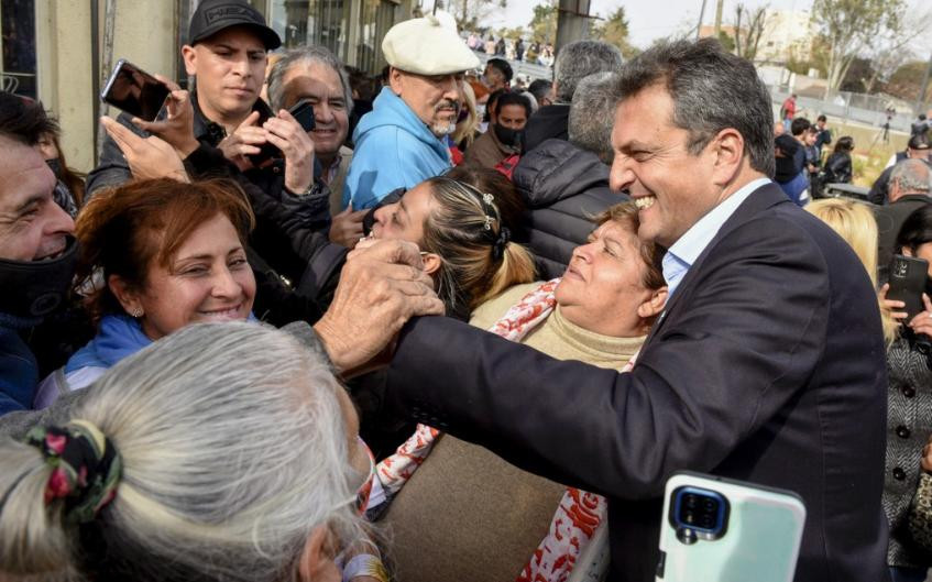 Sergio Massa en Moreno. Foto: NA.