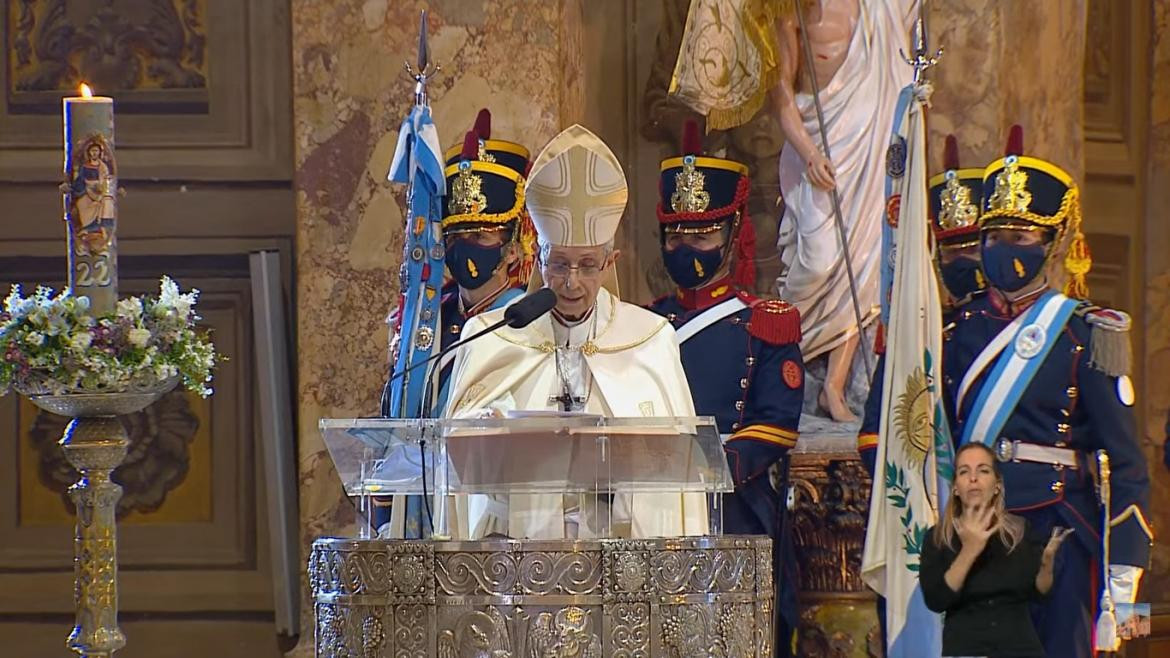 25 de mayo, Tedeum, Mario Poli, foto captura video