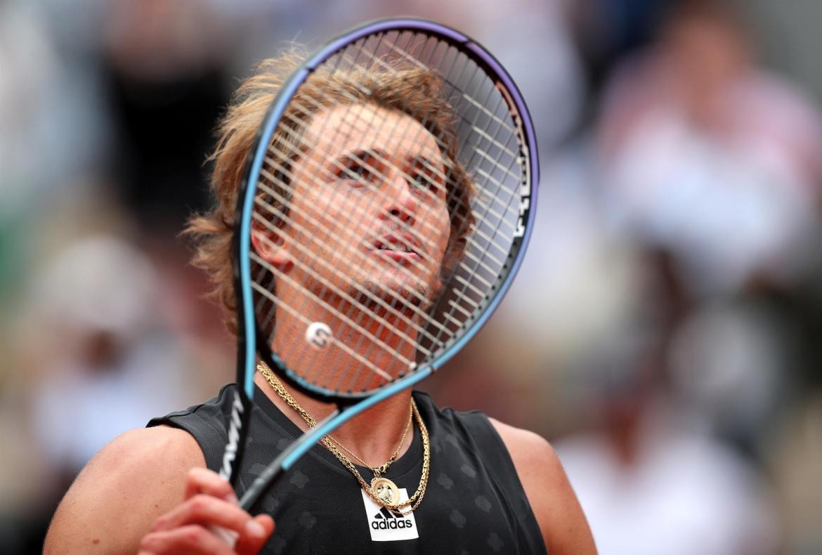 Alexander Zverev, Roland Garros. Foto: EFE.