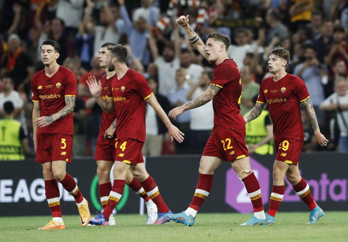 Roma vs Feyenoord, final Conference league. Foto: Reuters.