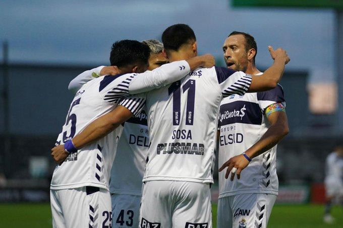 Festejo de Gimnasia La Plata ante Liniers por la Copa Argentina. Foto: @gimnasiaoficial.